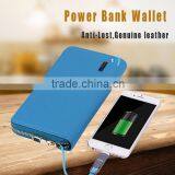 Genuine Leather Smartphone Rfid Credit Card Wallet Anti-theft Alarm