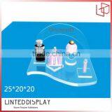 Customied Small Transparent Acrylic Cosmetic Display Stand thumbnail-1