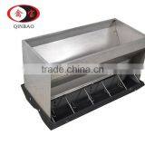 Pig Feeding System Five Holes Stainless Steel Double Side Automatic Pig Feeder thumbnail-2