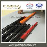 Carbon fiber solar panel cleaning telescopic pole with clamps