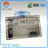 Luxury Electroplate Matt Black Metal VIP Card thumbnail-5