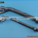 Carbon Steel HDG Angle Thimbleye Bolt thumbnail-1