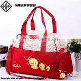 2016 China Wholesale Fashion Baby Custom Cotton Mummy Baby Bag thumbnail-2