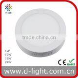 86V 265V Round Surface Mounted LED Panel Light 6W 12W 18W 24W 2700K 4200K 6500K thumbnail-3