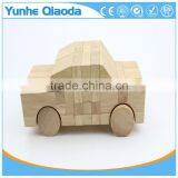 Vehicle Block Racing Car 3D Woodcraft Kit Assemble Paint DIY Toys for Kids Adults the Best Birthday Gift thumbnail-4
