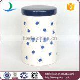 Blue Stars Ceramic Tea Coffee Sugar Canister Set thumbnail-5