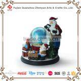 Polyresin Cute Snowman Customized Christmas Glass Snow Water Ball Decoration Resin Unique Shape Snowman Snow Globe thumbnail-6