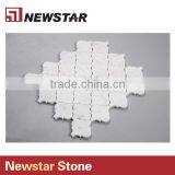 Newstar Arabesque Lantern Backsplash Tiles Carrara White Marble Price For Bathroom thumbnail-3