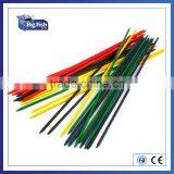 Mikado Wooden Games Toys Giant 25pcs Multi Coloured Pick up Sticks (81cm) With Eco-Friendly Paint