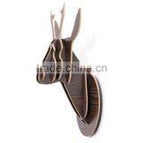 Indoor Wall Mounted Wooden Little Deer Head Decoration thumbnail-2