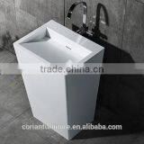Acrylic Solid Surface Corian New Design Hote Bathroom Basin Stand thumbnail-1