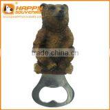Custom Stainless Steel and Resin Bear Bottle Opener thumbnail-2