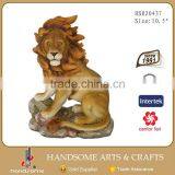 10.5 Inch Resin Craft Animal Decoration Lion Statues for Sale thumbnail-1