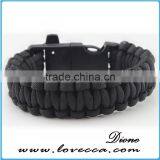 Firestarter Whistle Buckle With Compass 550 Survival Bracelet thumbnail-2