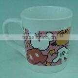 Wholesale 11oz Solid Color Glazed White Porcelain Coffee Cup thumbnail-1