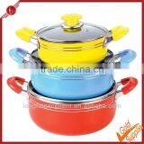 China New Style Terracotta 3pcspots Wholesale Hot Sale Pot Aluminum Cooking Pot thumbnail-1