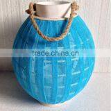 Chinese Candle Lantern With Fabric thumbnail-3