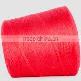 China Wholesale Dope Dyed Red Color Pure 100% Cotton Yarn Weaving 30/1 In Stocks