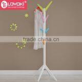 New Design MDF DIY Tree Shaped Coat Rack Stand Colorful Wall Coat Rack Clothes Hanger Rack Wholesale thumbnail-5