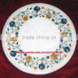 Marble Inlay Coffee Table Top, Marble Table Top thumbnail-1