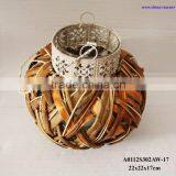 Hanging Birch Candle Lanterns thumbnail-3