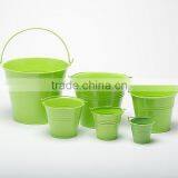 Multi-Colour Mini Metal Plain / Heart Wedding Party Christening Favour Gift Pails Tin Buckets thumbnail-4