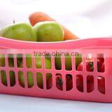 Wholesale MIni Cute Plastic Storage Basket Kitchen Accessories Wash Fruit Vegetable Sieve Storage Basket Dropping Water thumbnail-4