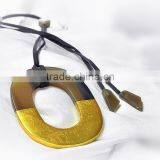 Buffalo Horn Necklace With Lacquered Finishing thumbnail-2