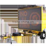 Mobile LED Variable Message Signs VMS Trailer For Sale thumbnail-4