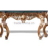 Hallway Furniture Console Table With Marble Top For Hotel Decoration