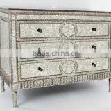 3 Drawers Living Room Furniture Solid Wood Cabinet