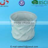 Ceramic Succulent Planter Pots With Matte Grayscale Finish, Succulent Desktop Flower Pot thumbnail-4