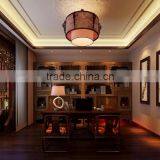 BISINI Latest Chinese Style Interior Study Room Design thumbnail-1