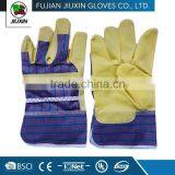 Black White Cotton Back & Cuff Impregnated Working PVC Glove thumbnail-6