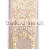 Decorative Glitter Frame Lace Foam Sticker, Classic Decorative Shinny Glitter Sticker thumbnail-2