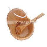 Guangzhuo Fenlin Best Selling Wooden Sauna Scoop &bucket in Sauna Accessories thumbnail-4