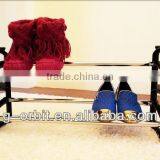 Shoes Display Shelf, 2 Tier Expandable Metal Shoe Rack thumbnail-1