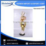 New Arrival Creative High Quality Handmade Gold Color Nutcracker for Christmas thumbnail-2