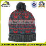 Knit Beanie Ski Personalise Woolly Knitting Pattern Ski Beanie Hat thumbnail-3