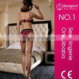 High Quality Pink Mesh Sexy Police Girl Uniform thumbnail-2