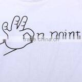 2017 Latest Design Baby Children Clothes Summer Short Sleeve White Cotton Custom Polo T-shirt thumbnail-3