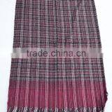2017 Winter the Large High Quality Lady Soft 100%viscose Plaid Shawl thumbnail-4