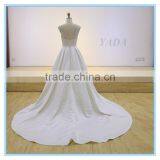 Elegant Screen Cloth Embroidery Satin Weddings Bridesmaid Dresses Maxi Dress thumbnail-3