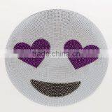 Rainbow Smiley Rhinestone Sticker Wholesale Stone Sticker For Decorative And Gem Crystal Sticker thumbnail-5
