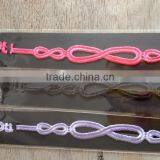 Heart Lock and Key Lace Bracelet Cheap Lace Bracelets Custom Design Lace Bracelet Woven Lace Bracelet thumbnail-3