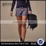 MGOO Wholesale Drawstring Waistband Womens Sport Shorts 100% Polyester Dri Fit Short Pants thumbnail-1