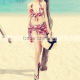 Swimsuit Female Three-piece Supporting Them Bikini Sexy Small Breasts Steel Belly Show Thin the New 2016