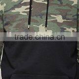Slim Fit Hoodie Man Quality Tracksuit Top With Camo Splice thumbnail-4