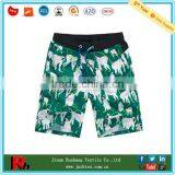 Cotton Polyester Men Printed Beach Shorts