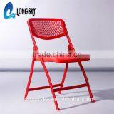 LS-4042 Hot Sale White Plastic Wedding Folding Chair Cheap Plastic Wedding Banquet Rental Folding Chair thumbnail-3